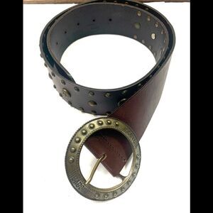 Vintage Just Cavalli Studded Leather Belt Unisex